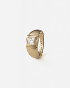 RING NO. 1, YELLOW GOLD, DIAMOND